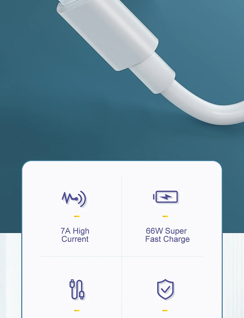 100W Fast Charging USB-C Kabel