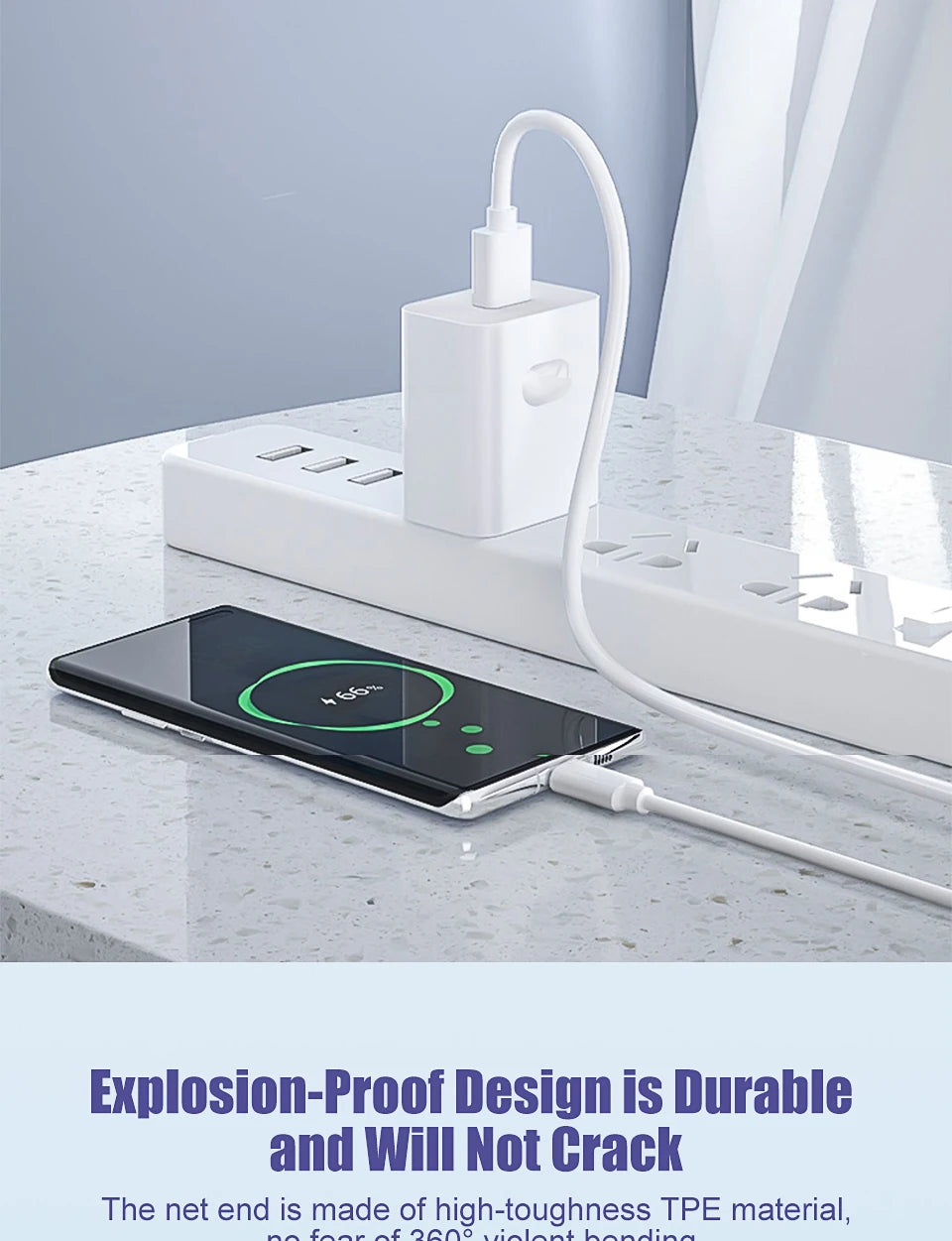 100W Fast Charging USB-C Kabel