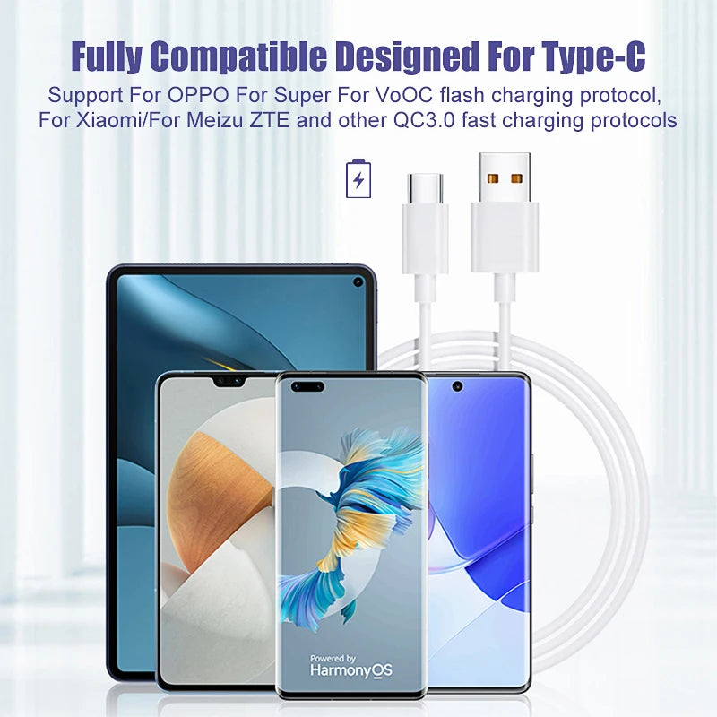 100W Fast Charging USB-C Kabel